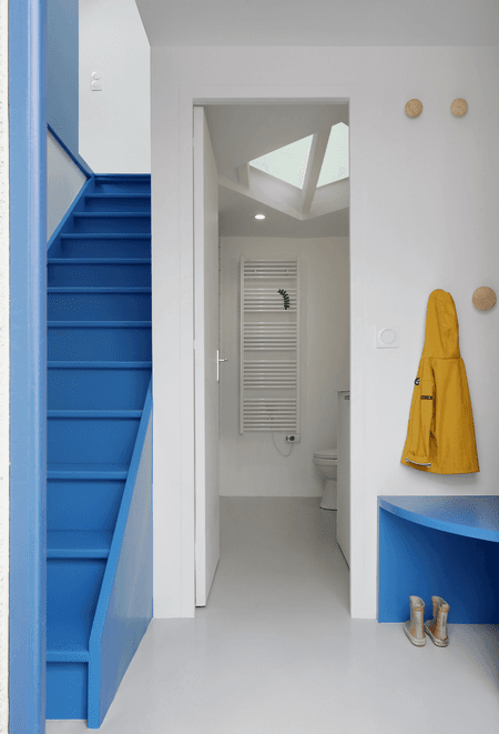 Elevation of a Family House in Bagnolet